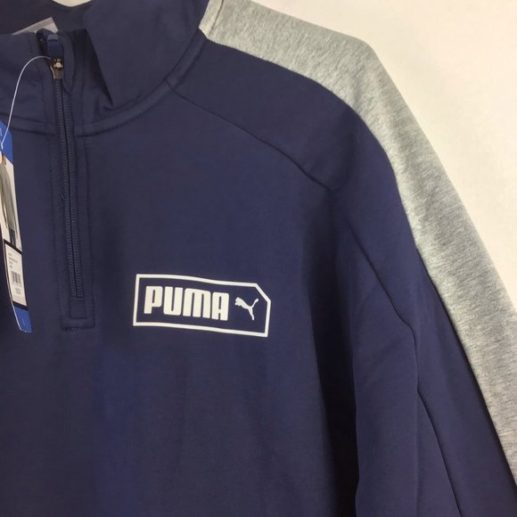 Puma Stretcheite 1/4 Zip Pullover Sweatshirt - Picture 7 of 8